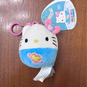 Squishmallows Hello Kitty Blue and White Plush